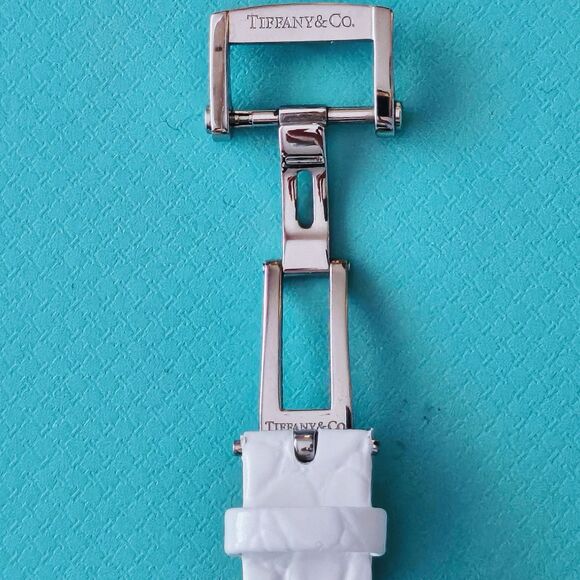 RARE Tiffany & Co. Stainless Steel Ceramic 18k Gold 30mm Atlas Automatic Watch. - Picture 8 of 11